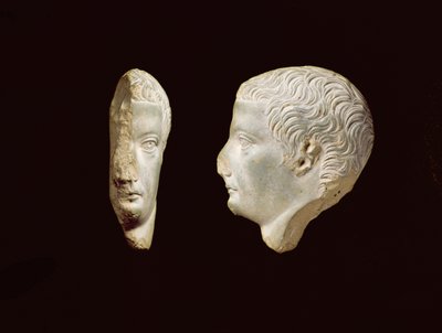 A Relief Boss Profile Portrait of the Emperor Tiberius, 1st century by Unbekannt