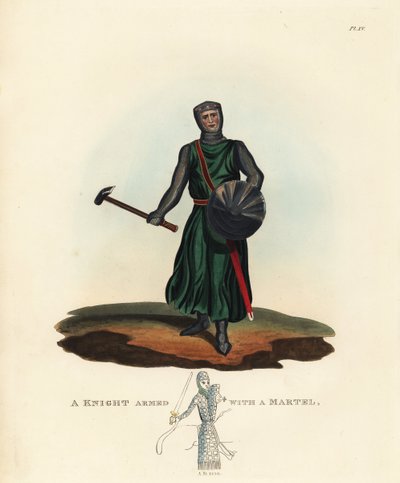 A Knight Armed with a Martel by Unbekannter Künstler