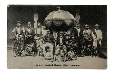 A New Created Native Chief, Calabar, Nigeria, c.1910 by Unbekannt