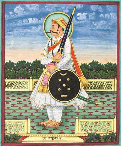 A portrait of Rav Chandra Sen by Unbekannter Künstler