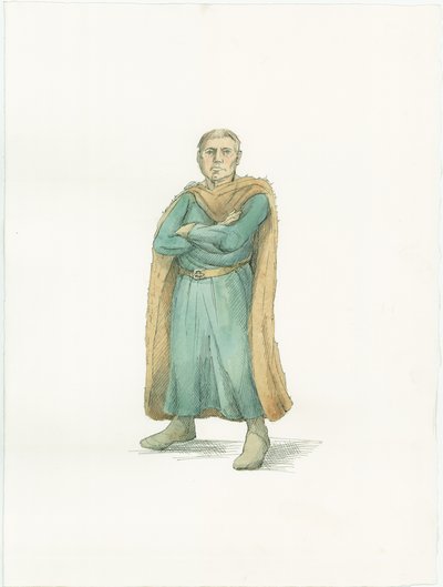 A Reconstruction Illustration Showing Duke William of Normandy circa 1066 by Unbekannter Künstler