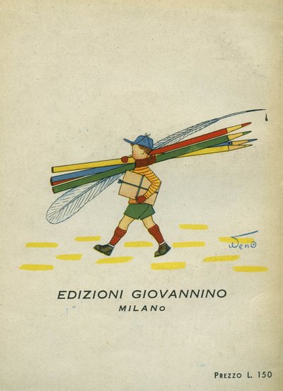 A schoolboy wearing a pen and pencils. Children