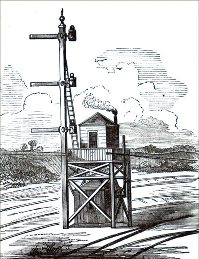 A typical signal box by Unbekannt