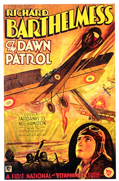 Film Poster for The Dawn Patrol by Howard Hawks with Richard Barthelmess by Unbekannt