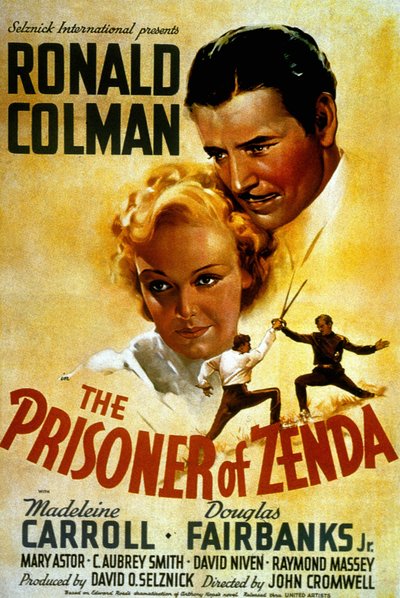 Poster of the film The Prisoner of Zenda by John Cromwell with Madeleine Carroll and Douglas Fairbanks Jr 1937 by Unbekannt