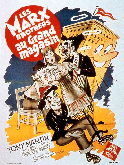 Poster of the film The Marx Brothers at the Big Store by Charles Reisner with Tony Martin 1941 by Unbekannt