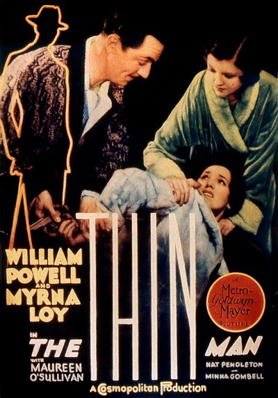 Poster of the film The Thin Man by W.S. Van Dyke 1934 by Unbekannt