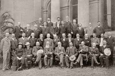 African Colonial Members of the Closer Union Convention of 1908 Who Reached Terms Which Resulted in the British Parliament Passing the South Africa Act of 1909 by Josef Eberz