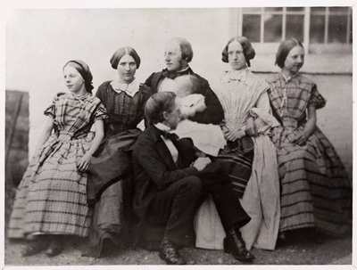 Alexander Parkes, English inventor and chemist, with his family, c 1870 by Unbekannt