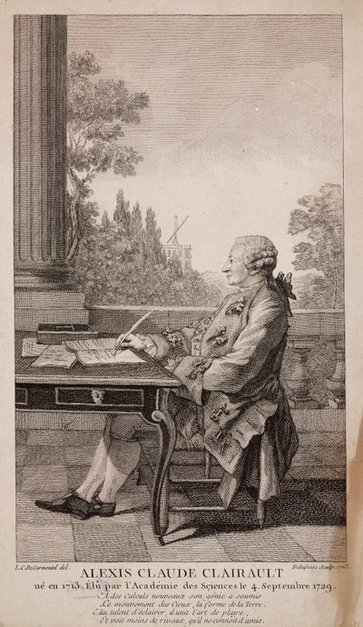 Alexis Claude Clairault, French mathematician by Unbekannt