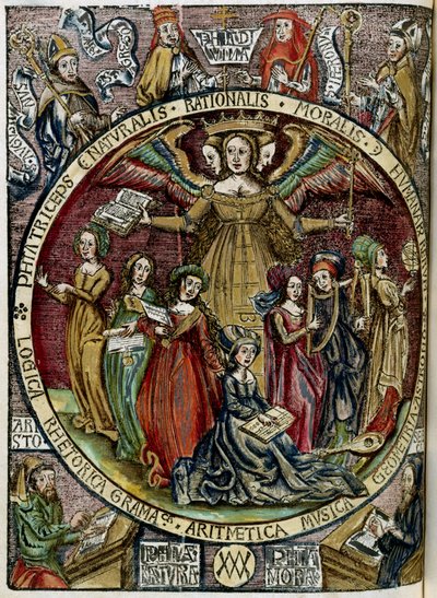 Allegory of philosophy, arts, and sciences by Unbekannt