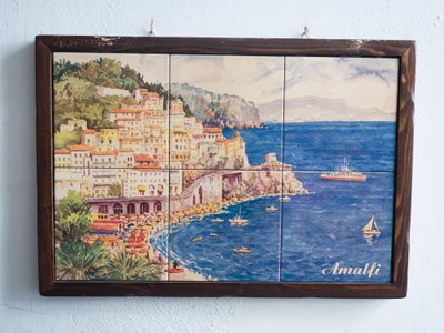 Amalfi, tile painting, Amalfi Coast, Salerno Province, Campania, Italy by Unbekannter Künstler