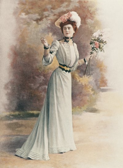 An Afternoon Dress in the Rouff Design, Fashion Plate from 