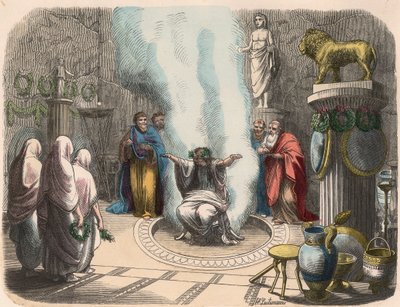 Shrine to Apollo: The Oracle at Delphi by Unbekannt