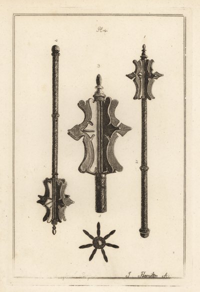 Ancient Iron Mace in the Collection of Gustavus Brander by Unbekannt