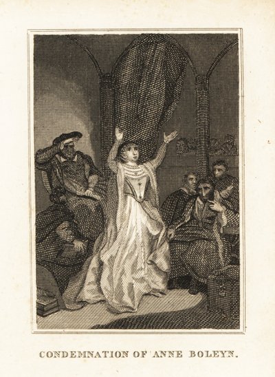 Anne Boleyn Charged with Adultery by Henry VIII in 1536 by Unbekannter Künstler