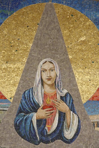 Italian Virgin (Madonna delle Lacrime di Siracusa) by Unbekannt