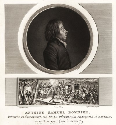 Antoine Samuel Bonnier, Ministre Plenipotentiaire de la Republique Francaise by Unbekannt
