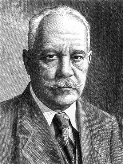 Arnold Sommerfeld, German physicist by Unbekannt