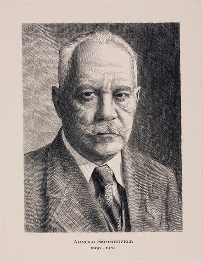 Arnold Sommerfeld, German physicist, c 1930 by Unbekannt