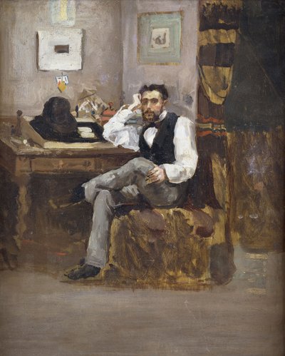 Artist in his Studio by Unbekannt