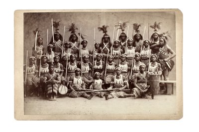 Ashanti Group Lecture, Germany 1890s by Unbekannt