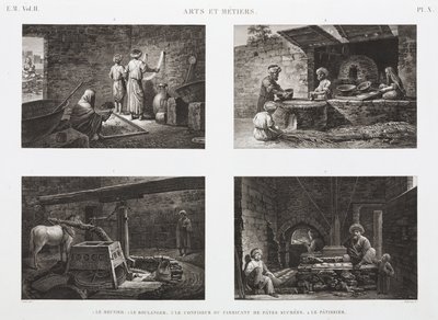 Bakers and Sweet-Makers, Egypt, c. 1798 by Unbekannt