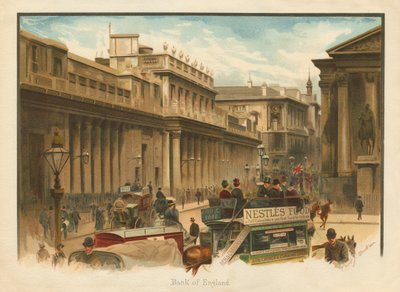 Bank of England, London - late 19th century by Unbekannter Künstler