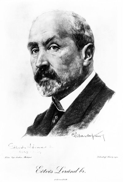 Baron Lorand Von Eotvos, Hungarian physicist, c 1900 by Unbekannt