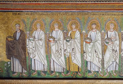 Saint Martin Opening Procession of Holy Martyrs (detail) by Benjamin Baud