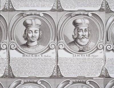 Boleslaw V, the Chaste, and Leszek II, the Black, no. 27 and 28 from 