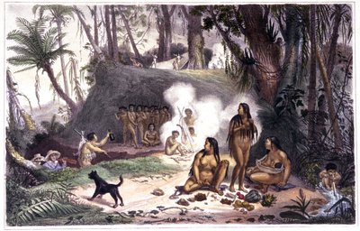 Brazil. Cabocle Indian Camp in Cantagallo by Unbekannter Künstler