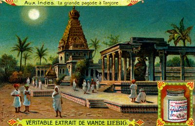 Brihadeeswarar Temple in Thanjavur, India by Unbekannter Künstler