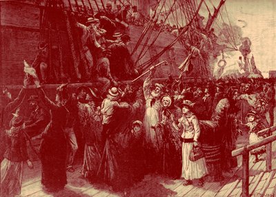 British Emigrant Ship to Colonies by Unbekannter Künstler