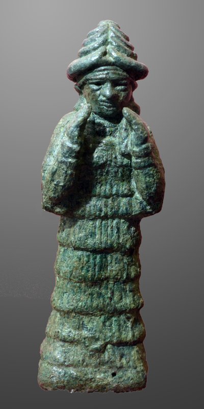 Bronze figurine of guardian goddess LAMA by Unbekannt