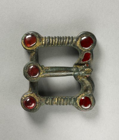 Buckle with Animal-Shaped Thorn and Belt Plate, 400s by Unbekannt