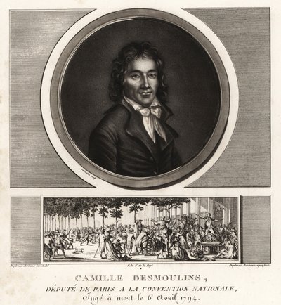 Camille Desmoulins, Deputy of Paris at the National Convention by Unbekannt