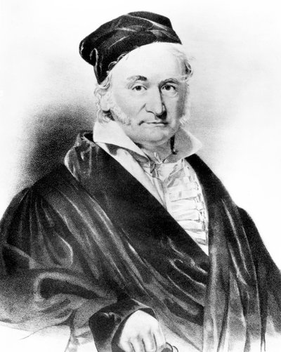 Carl Friedrich Gauss, German mathematician, mid 19th century by Unbekannt
