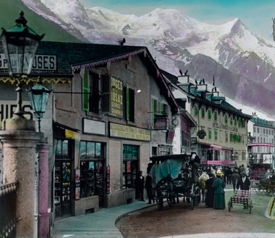 Chamonix, Main Street by Unbekannter Künstler
