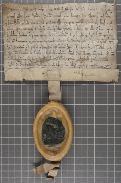 Charter of Walter, Prior of St Andrews by Unbekannt