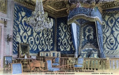 Chateau de Fontainebleau: Bedroom of Queen Marie Antoinette by William M. Timlin