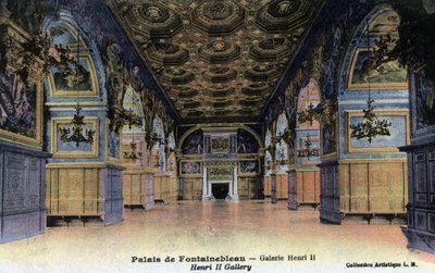 Chateau de Fontainebleau: Gallery Henri II by William M. Timlin