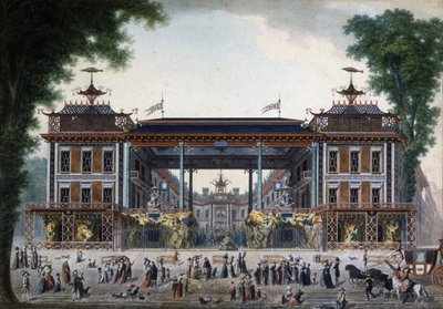 Chinese Bath in Paris, Late 18th Century (engraving) by Unbekannter Künstler