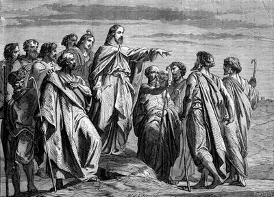 Christ Sending Forth the Apostles by Unbekannter Künstler