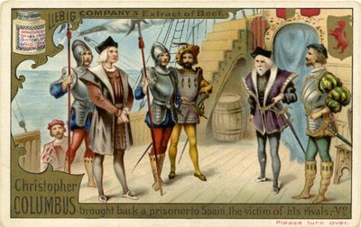 Christopher Columbus is arrested by Unbekannter Künstler