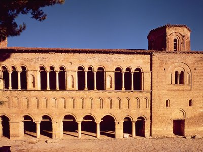 Church of Saint Sofia, view of the west portico facade constructed under Archbishop Grigorios by Unbekannt