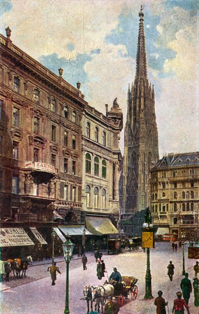 Church of St Stephen in Vienna, end of 19th/beginning of 20th century by Unbekannter Künstler