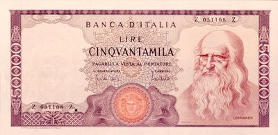 Cinquantamila Lire by Unbekannt