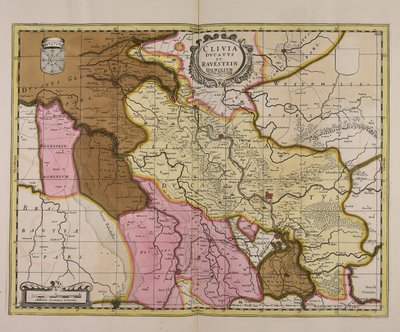 Cliuia Ducatus et Rauestein Dominium by Unbekannter Künstler