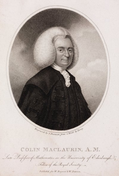 Colin MacLaurin, Scottish Mathematician and Physicist, c 1740s by Unbekannt